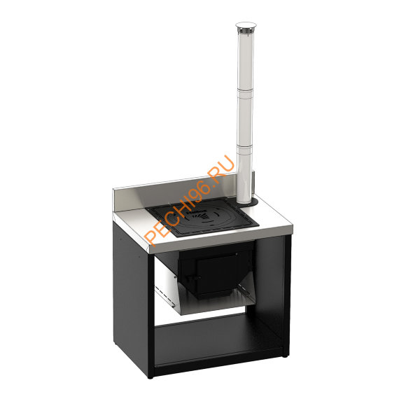 Модуль уличной кухни SMART-900 Печь под казан