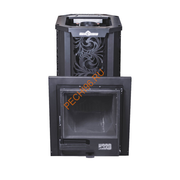 Печь банная Сталь-Мастер HARD 16М 2025 Хохлома Панорама