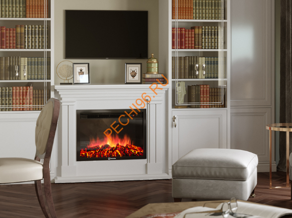 Электрокамин Electrolux Sphere Plus EFP/P-3320RLS с порталом Firelight Castello 30, белый Электрокамин Electrolux Sphere Plus EFP/P-3320RLS с порталом Firelight Castello 30, белый