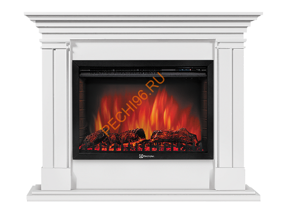 Электрокамин Electrolux Sphere Plus EFP/P-3320RLS с порталом Firelight Castello 30, белый Электрокамин Electrolux Sphere Plus EFP/P-3320RLS с порталом Firelight Castello 30, белый
