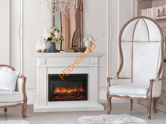 Электрокамин Electrolux EFP/P-3020LS с порталом Firelight Bianco 30, белый Электрокамин Electrolux EFP/P-3020LS с порталом Firelight Bianco 30, белый