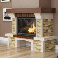 Каминная облицовка Прага 700 угловая 45°