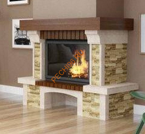 Каминная облицовка Прага 700 угловая 45° Каминная облицовка Прага 700 угловая 45°