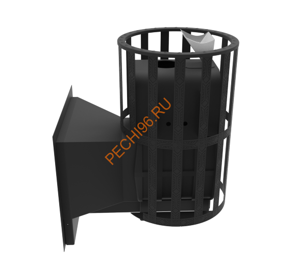 Печь банная Берёзка Воевода-Флагман 15 ЗК, сетка