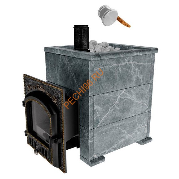 Печь банная Сибирь-премиум 25 (700х700), ТК 300мм, в облицовке Оптима талькомагнезит Печь банная Сибирь-премиум 25 (700х700), ТК 300мм, в облицовке Оптима талькомагнезит