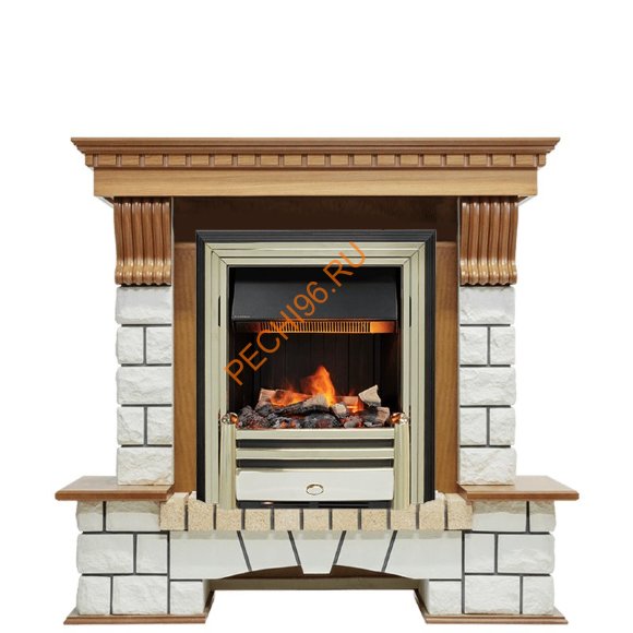 Электрокамин Dimplex Pierre Luxe с очагом Cavendish дуб/ белый Электрокамин Dimplex Pierre Luxe с очагом Cavendish дуб/ белый