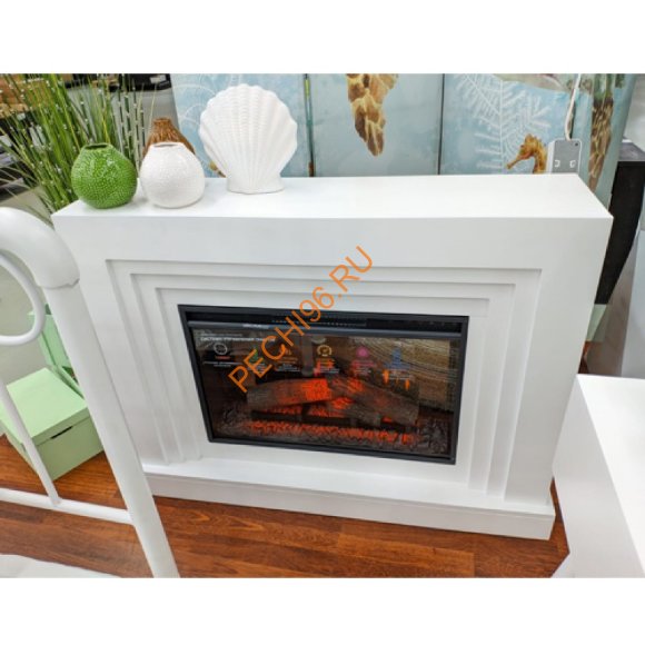 Электрокамин InterFlame Сильвер с очагом FOTON 26 LED FX QZ