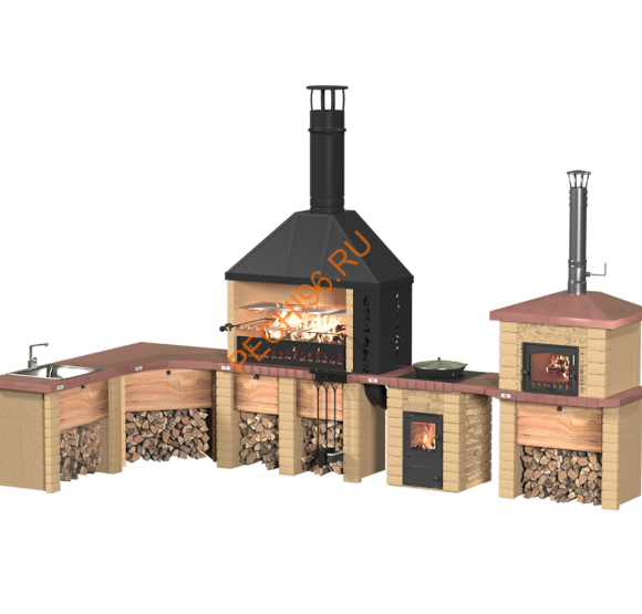 Стол разделочный Барбекю центр Боярин угловой Классик Стол разделочный Барбекю центр Боярин угловой Классик