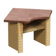 Стол разделочный Барбекю центр Боярин угловой Классик