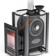 Печь банная ТМФ Черная жемчужина Люмина Плюс, ЗК нержавеющая