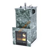 Печь банная ИзиСтим Геленджик с боковым подключением в кожухе из змеевика