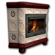 Печь-камин КимрПечь Медальон угловой Вишня Печь-камин КимрПечь Медальон угловой Вишня