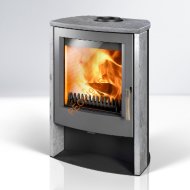 Печь-камин Thorma ALVESTA  II серый стеатит