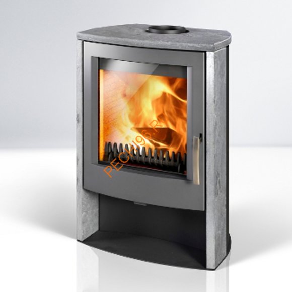 Печь-камин Thorma ALVESTA  II серый стеатит