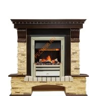 Электрокамин Dimplex Pierre Luxe угловой с очагом Cavendish темный дуб/ сланец