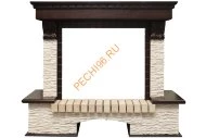 Портал Royal Flame Pierre Luxe мелкий сланец бежевый