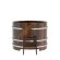 Купель для бани BentWood угловая из морёной лиственницы Премиум, 1,19х1,19 м