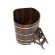 Купель для бани BentWood угловая из морёной лиственницы Премиум, 1,19х1,19 м