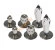 Набор хрустальных насадок Cariitti Crystal Kit 6 хром
