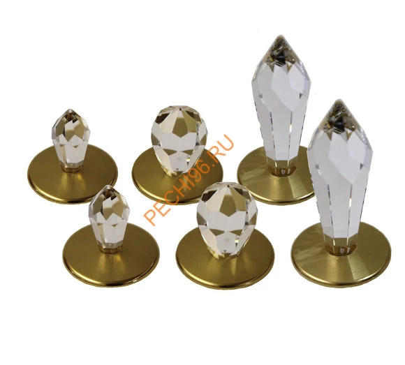 Набор хрустальных насадок Cariitti Crystal Kit 6 золото