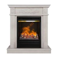 Электрокамин RealFlame Adelaida STD/EUG WT с очагом 3D Olympic