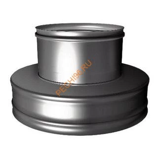 Переходник термо-моно ВУЛКАН V50R, нержавейка AISI 321/304, d 150/250 мм