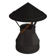 Зонт ВУЛКАН VBR D150/250 мм, нерж 0.5, черный