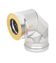 Сэндвич-отвод Везувий 90° D150/250мм