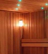 Светильник для сауны Licht-2000 Torcia Vetro угловой