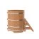 Купель для бани BentWood угловая из дуба Премиум, 1,03х1,03 м