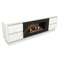 Биокамин Firelight BFP/P-1700 Lux с тумбой, белый