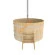 Уличная купель Фурако BentWood из кедра с наружной печью премиум, h 1200мм