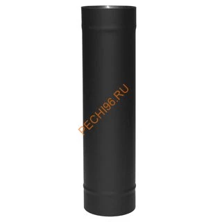 Отвод ВУЛКАН VBR 45° D160 мм, нерж 0.8, черный