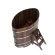 Купель для бани BentWood овальная из морёной лиственницы Премиум, 1,08х1,75 м