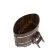 Купель для бани BentWood овальная из морёной лиственницы Премиум, 1,08х1,75 м