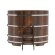 Купель для бани BentWood овальная из морёной лиственницы Премиум, 1,08х1,75 м