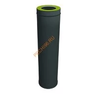 Труба ВУЛКАН VBR D120/220 мм, L500 мм, нерж 0.5, черная