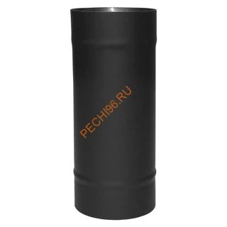 Отвод ВУЛКАН VBR 45° D160 мм, нерж 0.8, черный