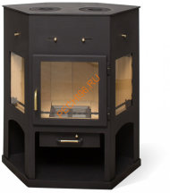 Печь-камин Мета-Бел Енисей, 11 кВт, с плитой Печь-камин Мета-Бел Енисей, 11 кВт, с плитой