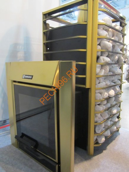 Печь банная Ермак Сетка-Люкс GOLD 30 нержавейка