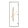 Дверь стеклянная Sawo «прозрачная» 741-4SCА-1 7/19, коробка осина, с порогом