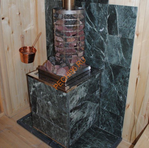 Печь банная Чародейка М змеевик