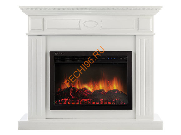 Электрокамин Electrolux Sphere Plus EFP/P-3320RLS с порталом Firelight Bianco 30, белый