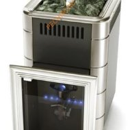 Банная печь Уренгой-2 Inox БСЭ антрацит НВ
