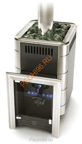 Банная печь Уренгой-2 Inox БСЭ антрацит НВ