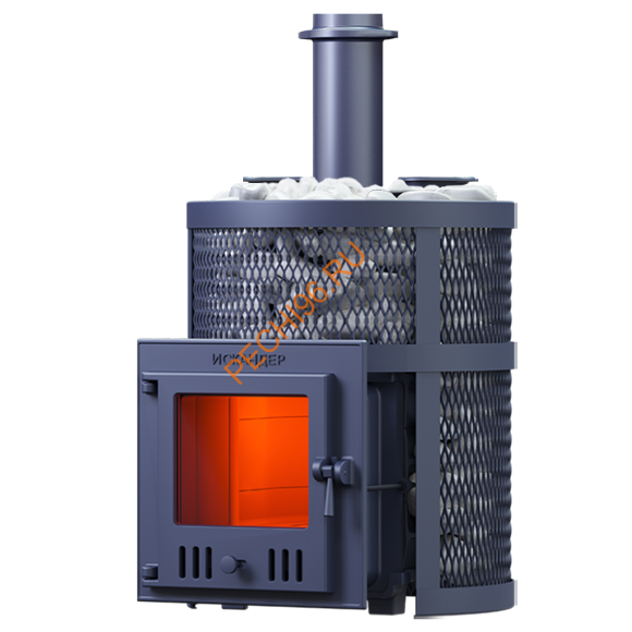 Печь банная Гефест Искандер ЗК 18МС Ураган