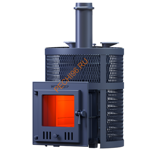 Печь банная Гефест Искандер ЗК 18МС Ураган