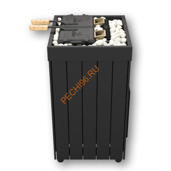 Электрическая паротермальная печь ФутуРус 2.0 10 кВт, металл Black