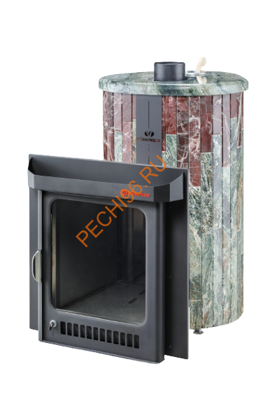 Печь банная Ферингер Малютка ПФ Жадеит+Россо Леванте