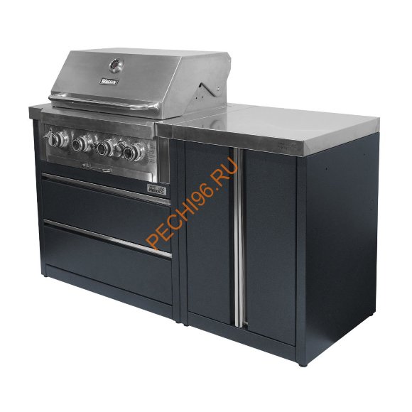 Модуль уличной кухни SMART-900 Шкаф c газовым грилем (HS-KU03-SHG900) Helios